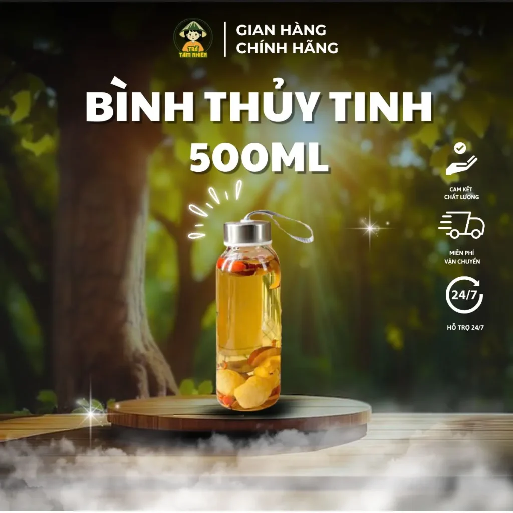 bình thủy tinh 500ml