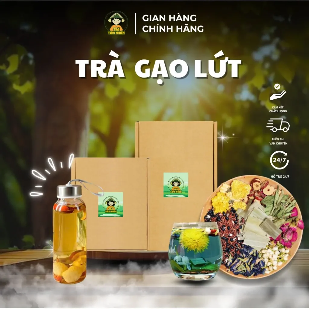 trà gạo lứt