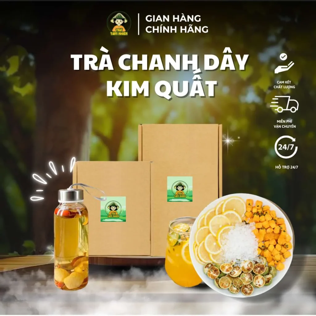 trà chanh dây kim quất