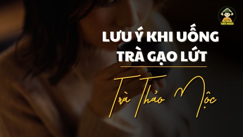 lưu ý khi uống trà gạo lứt